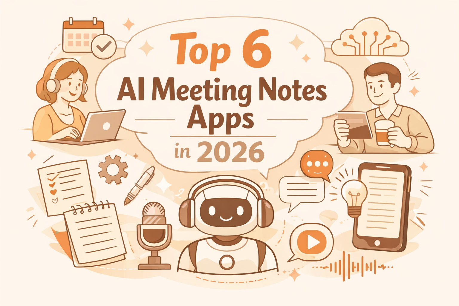 Comparison of top AI meeting notes apps for 2026